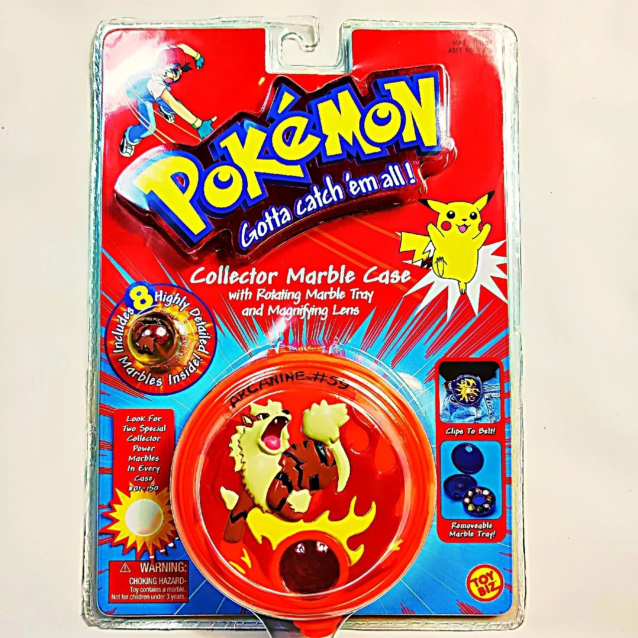 Pokemon ARCANINE Collector Marble Case