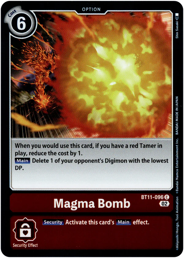 Magma Bomb - BT11-096 - C - Foil