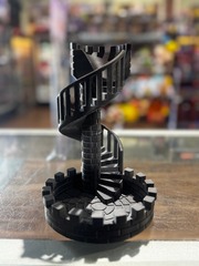 Gray 3D Printed Castle Dice Tower