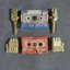 1986 G1 Mini-Cassettes Eject & Ramhorn - Loose