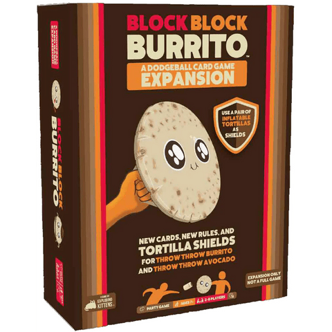 Block Block Burrito: A Dodgeball Card Game Expansion