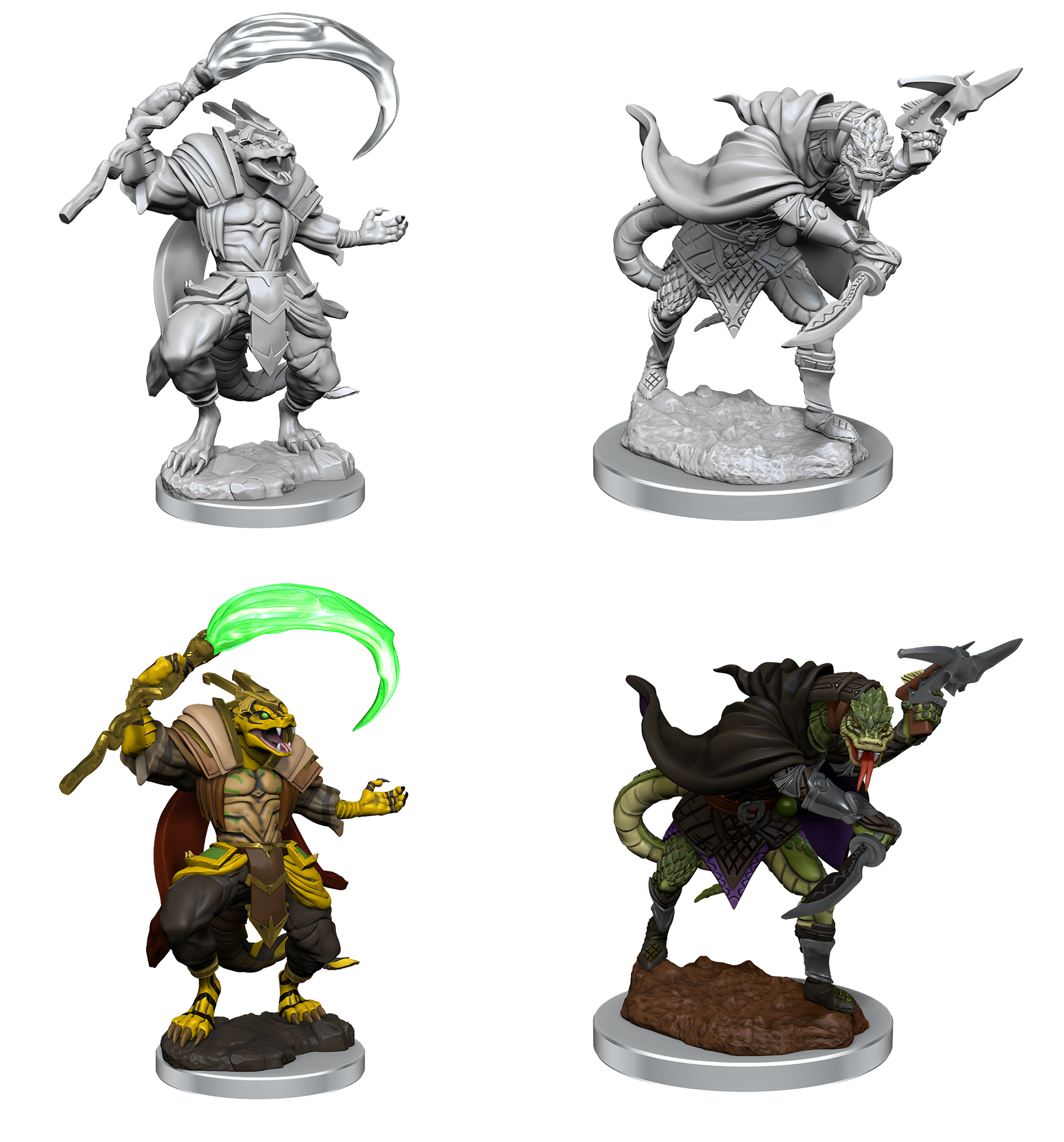 Pathfinder Nolzurs Marvelous Unpainted Miniatures: W17 Serpentfolk