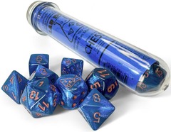 CHX 30069 Lab Dice Borealis 7-die set Rose Gold/Light Blue Luminary
