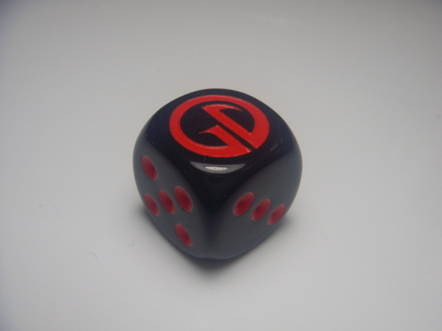 Gamers Den Logo Dice (single)