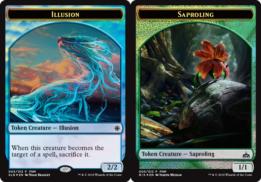 Illusion Token // Saproling Token