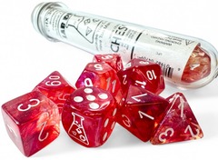 CHX 30070 Lab Dice Borealis 7-die set Rose Gold/Light Blue Luminary