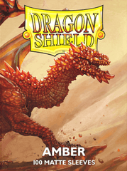 Dragon Shield Sleeves: Matte Amber (Box Of 100)