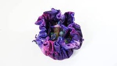 VELVET DICE BAG WITH POCKETS - NEBULA