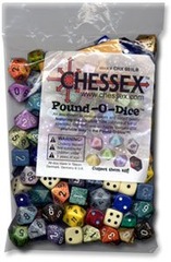 SPECIAL DICE - CHESSEX POUND-O-DICE POLYHEDRAL - CHX001LB