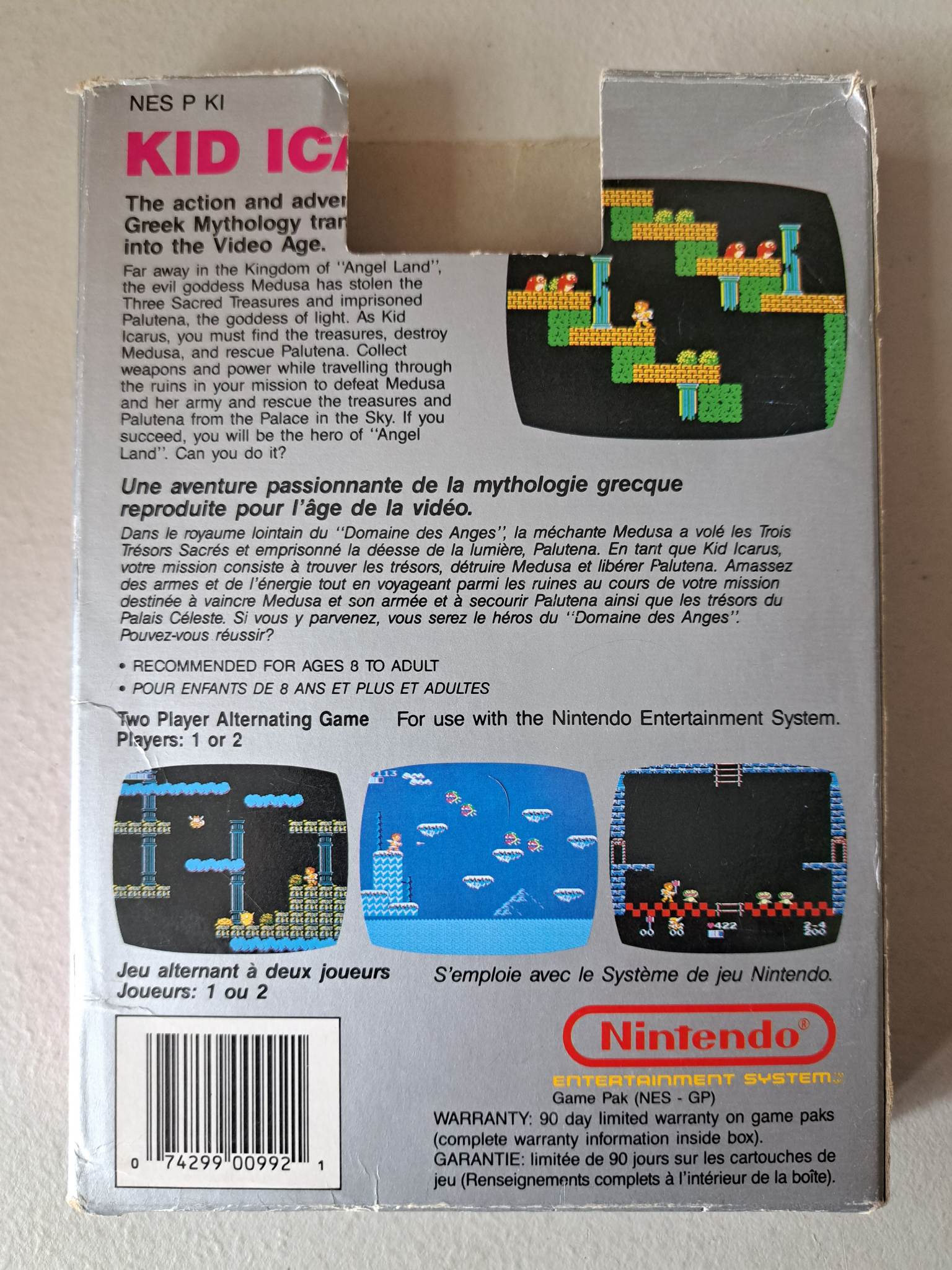 NINTENDO - KID ICARUS - CARTRIDGE WITH BOX (01)