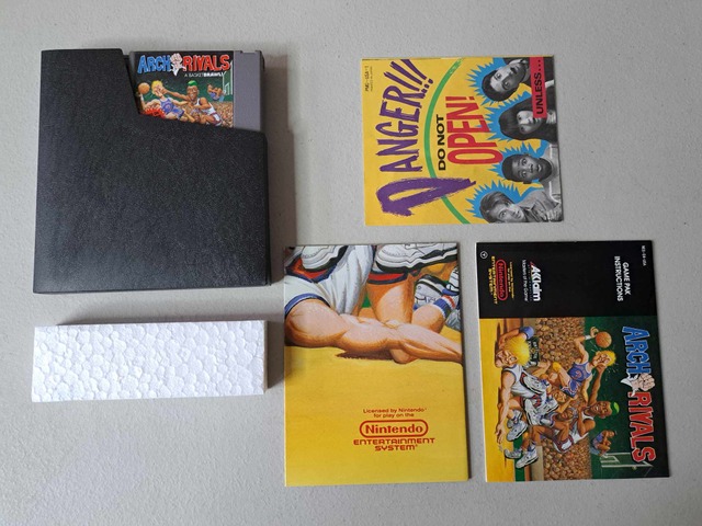 NINTENDO - ARCH RIVALS - COMPLETE IN BOX (01)