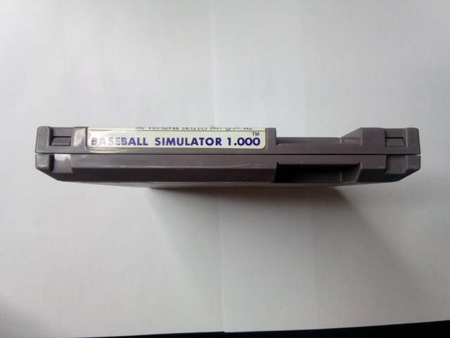 NINTENDO - BASEBALL SIMULATOR 1000 - CARTRIDGE ONLY - 01