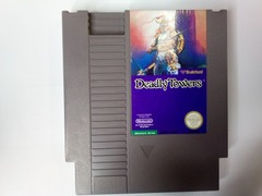 NINTENDO - DEADLY TOWERS - MANUAL AND CARTRIDGE ONLY - 01