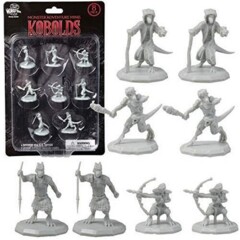 MONSTER MINIATURE FIGURE SET UNPAINTED KOBOLDS 8pk