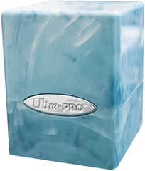 ULTRA PRO - SATIN CUBE - MARBLE LIGHT BLUE & WHITE (100+)