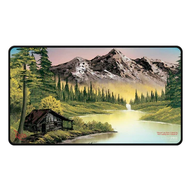 ULTRA PRO - PLAYMAT - BOB ROSS - MOUNTAIN RETREAT ULTRA PRO - PLAYMAT - BOB ROSS - MOUNTAIN RETREAT