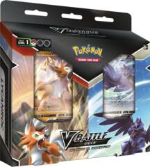 POKEMON  -  V BATTLE DECKS - LYCANROC VS CORVIKNIGHT (ENGLISH)