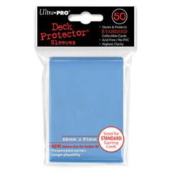 ULTRA PRO - DECK PROTECTOR SLEEVES - 50CT - LIGHT BLUE