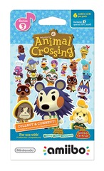 AMIIBO - ANIMAL CROSSING CARDS - PACK OF 6 CARDS - SERIES 3