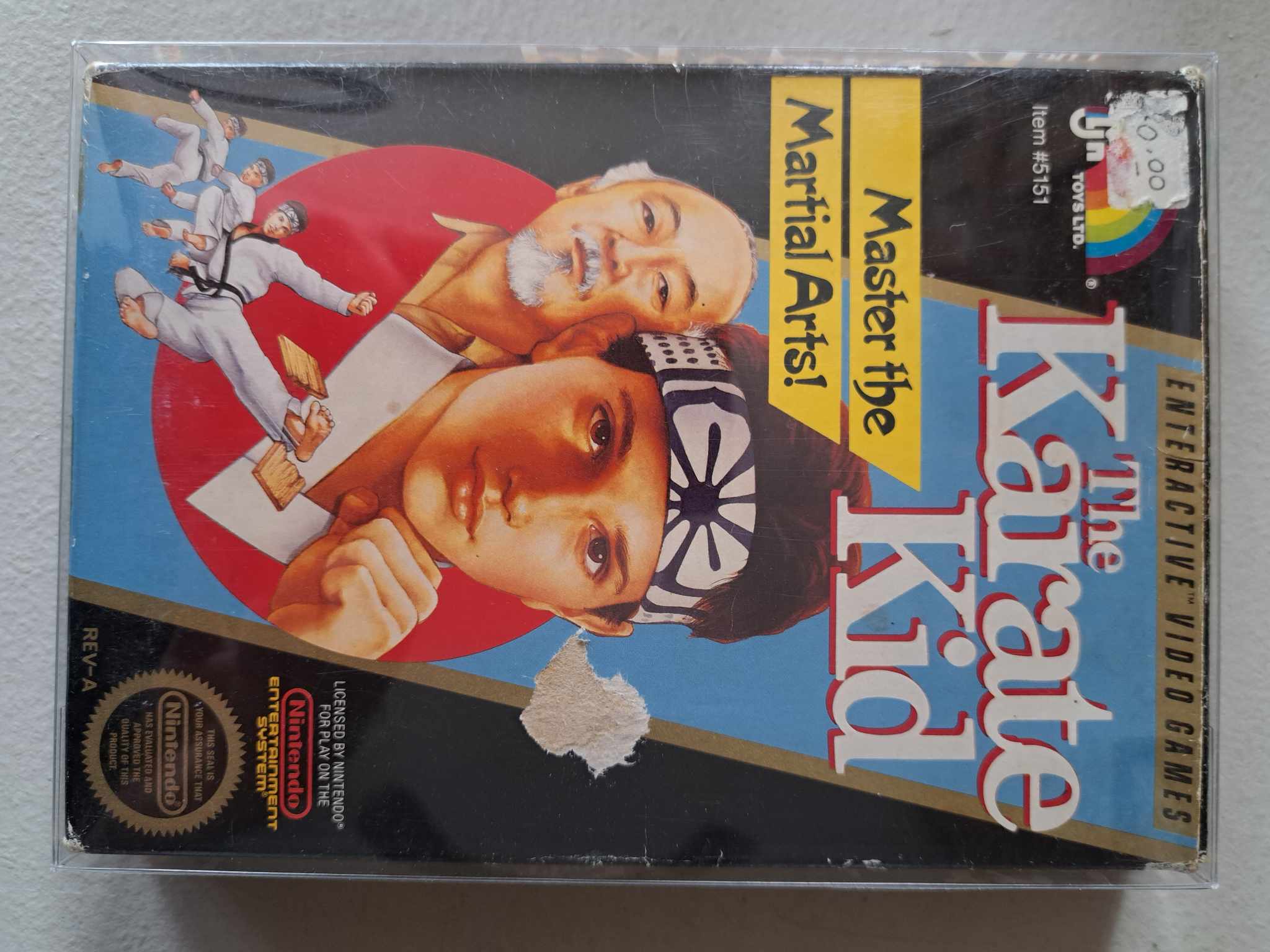 NINTENDO - THE KARATE KID - COMPLETE IN BOX (01)
