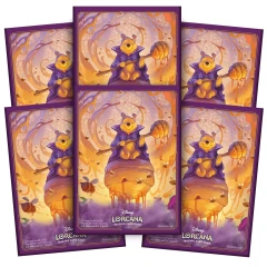 DISNEY LORCANA - AZURITE SEA - STANDARD SIZE SLEEVES - WINNIE THE POOH (65) - MAT