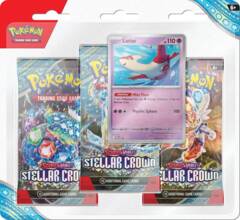 POKEMON - SCARLET AND VIOLET - SV7 - STELLAR CROWN - 3 PACKS BLISTER - LATIAS (ENGLISH)