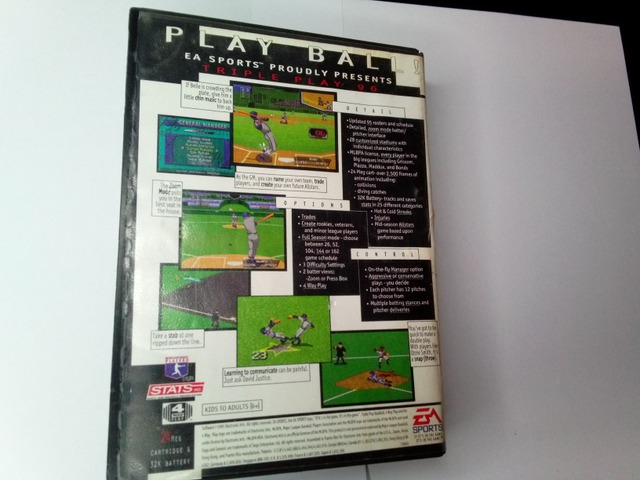 SEGA GENESIS - TRIPLE PLAY 96 - (CIB) - 01