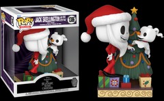 POP - DISNEY - NIGHTMARE BEFORE CHRISTMAS - DELUXE - JACK SKELLINGTON AND ZERO WITH TREE - 1386