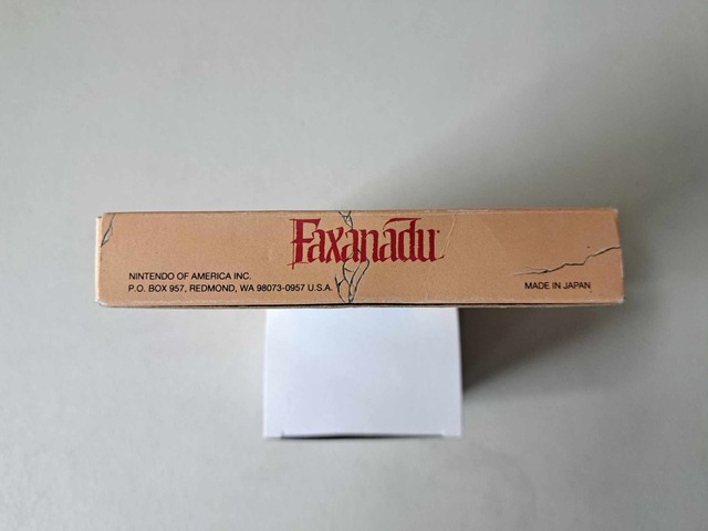 NINTENDO - FAXANADU - COMPLETE IN BOX (01)