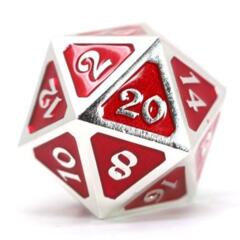 DIE HARD DICE: D20 MYTHICA PLATINUM RUBY