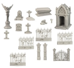 DÉCORS MINIATURES  -  TERRAIN CRATE  -  GRAVEYARD