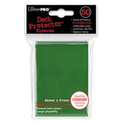 ULTRA PRO - DECK PROTECTOR SLEEVES - 50CT - GREEN