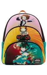 LOUNGEFLY - MY HERO ACADEMIA - TRIPLE POCKET - BACKPACK