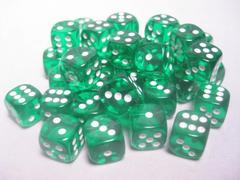 Translucent 36d6 Green/White 12MM