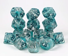 ROLL 4 INITIATIVE - SET OF 15 DICES - ARCTIC BLAST