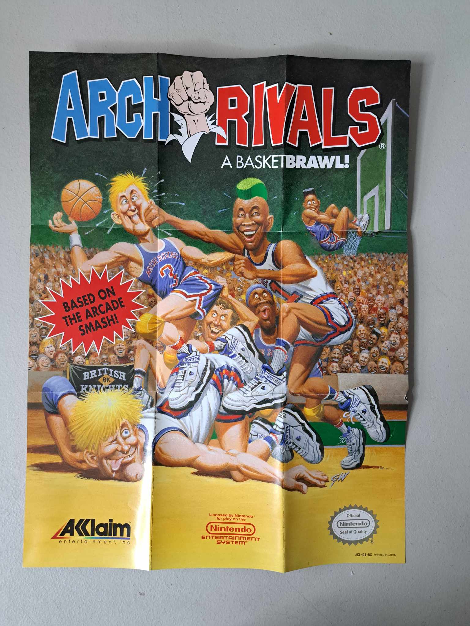 NINTENDO - ARCH RIVALS - COMPLETE IN BOX (01)