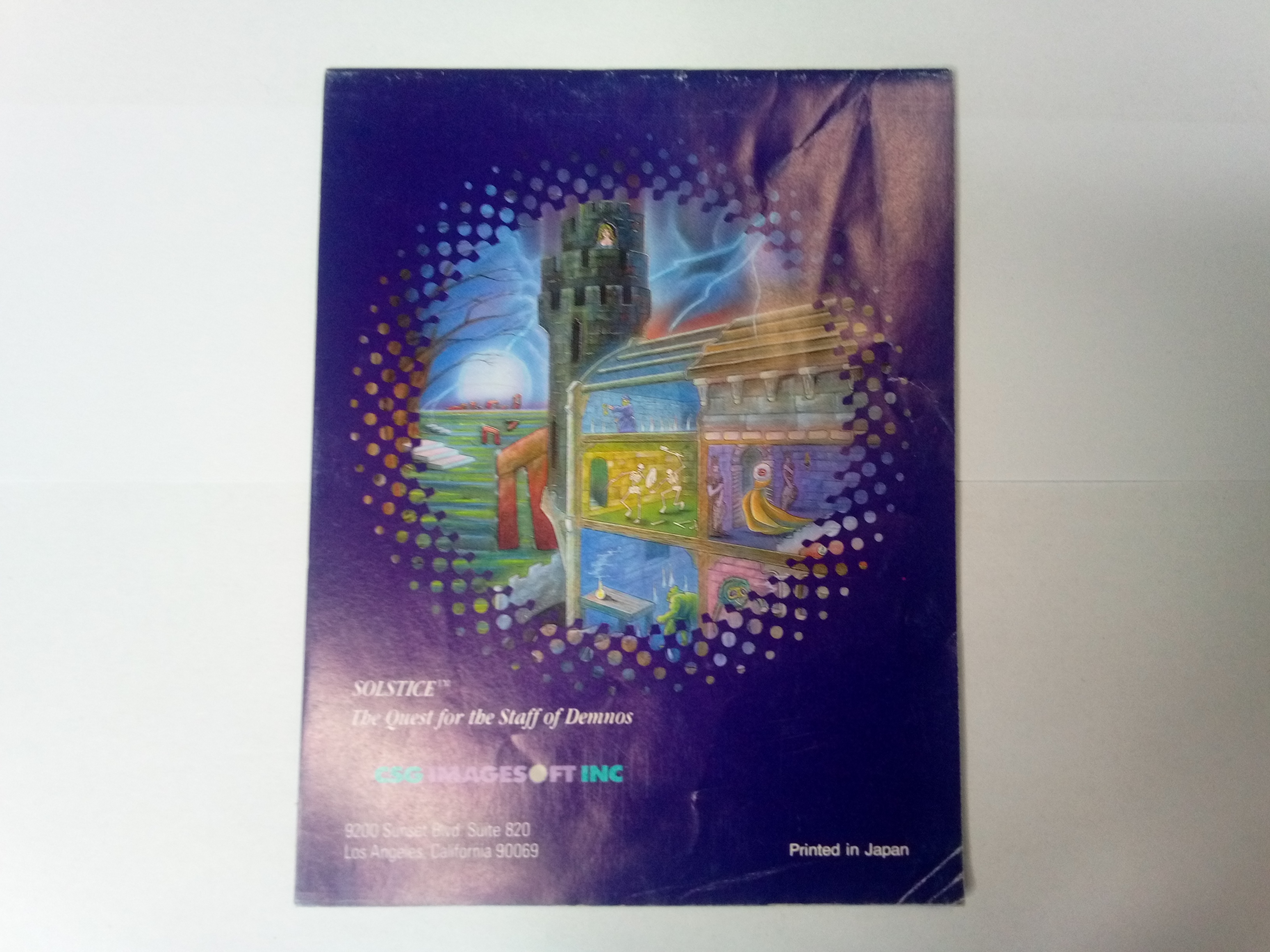 NINTENDO - SOLSTICE - MANUAL AND CARTRIDGE ONLY - 01