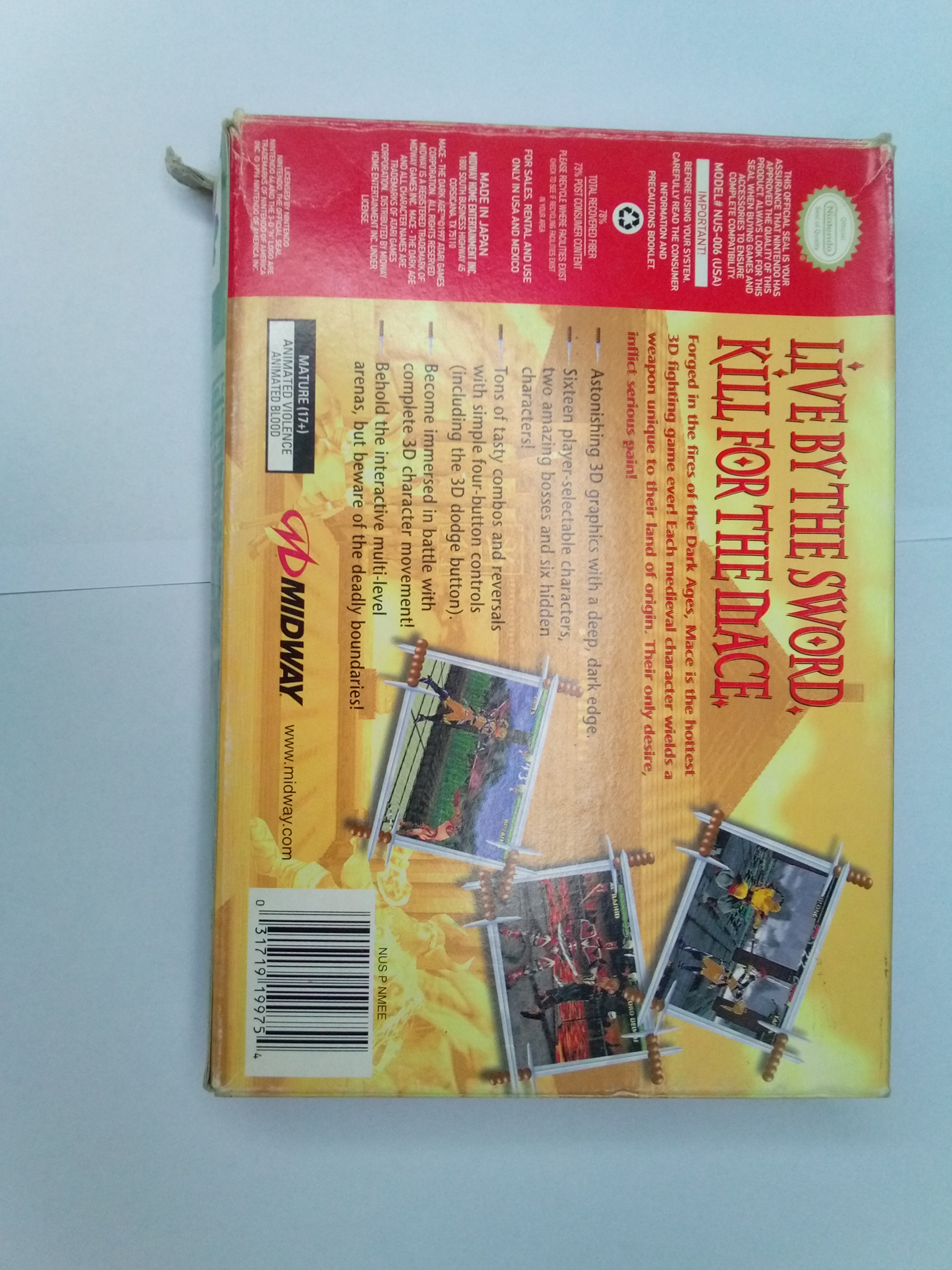 N64 - MACE THE DARKNESS - CIB
