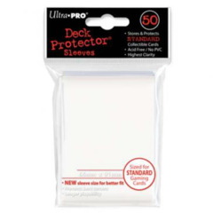 ULTRA PRO - DECK PROTECTOR SLEEVES - 50CT - WHITE