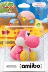 AMIIBO - YOSHI WOOLY WORLD - PINK YARN YOSHI