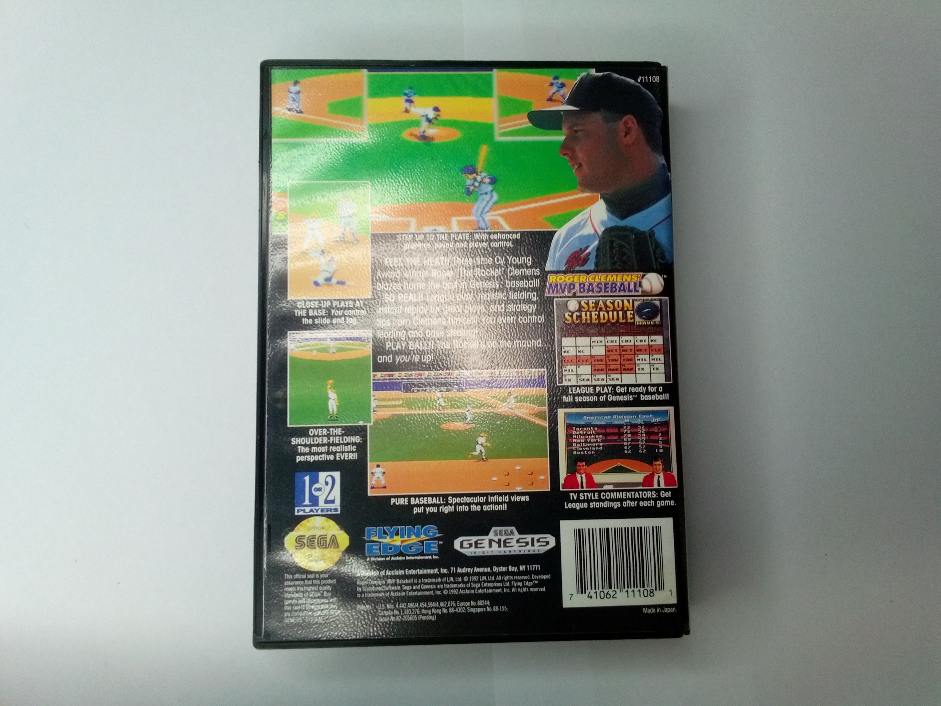 SEGA GENESIS - ROGER CLEMENS MVP BASEBALL - (CIB) - 01