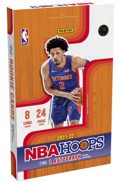 PANINI - NBA HOOPS - 2021-22 - HOBBY BOX