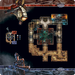 Imperial Assault:Coruscant Landfill playmat