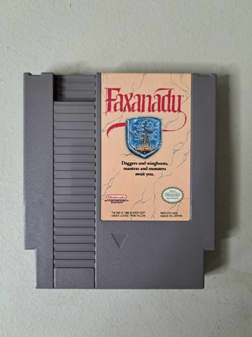 NINTENDO - FAXANADU - COMPLETE IN BOX (01)