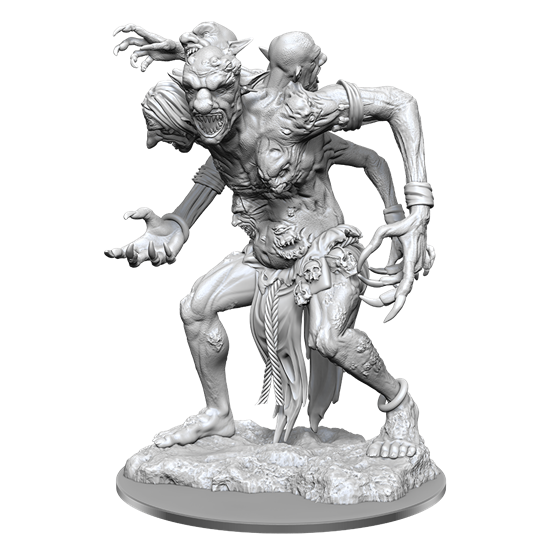 DND UNPAINTED MINIS WV14 DIRE TROLL