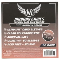 MAYDAY - PREMIUM CARD SLEEVES - 80MM X 80MM - 50ct - MDG-7145