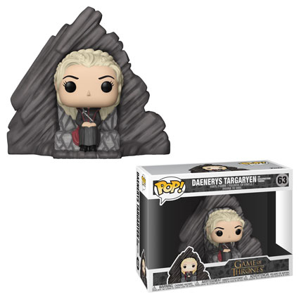 POP GAME OF THRONES DAENERYS TARGARYEN WITH DRAGONSTONE THRONE 63 Funko POP POP Television Series Gamer s Spot