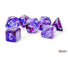 NEBULA 7-DIE SET MEGA-HEDRAL NOCTURNAL/TURQUOISE LUMINARY - CHX22557