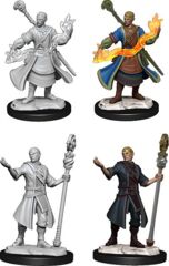 DND UNPAINTED MINIS WV14 HALF-ELF WIZARD MALE