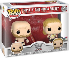 POP - WWE - TRIPLE H AND RONDA ROUSEY - 2 PACK